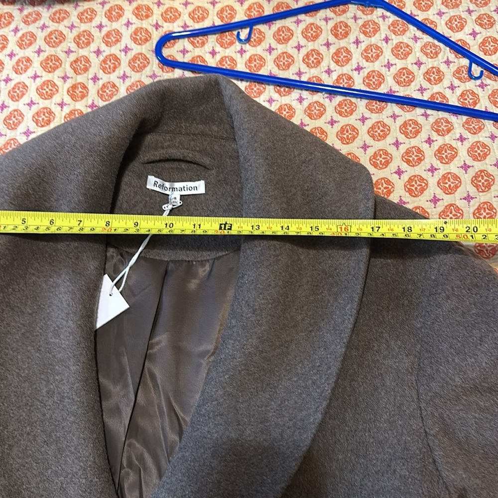Reformation wrap coat, size S, NWT - Picture 10 of 11